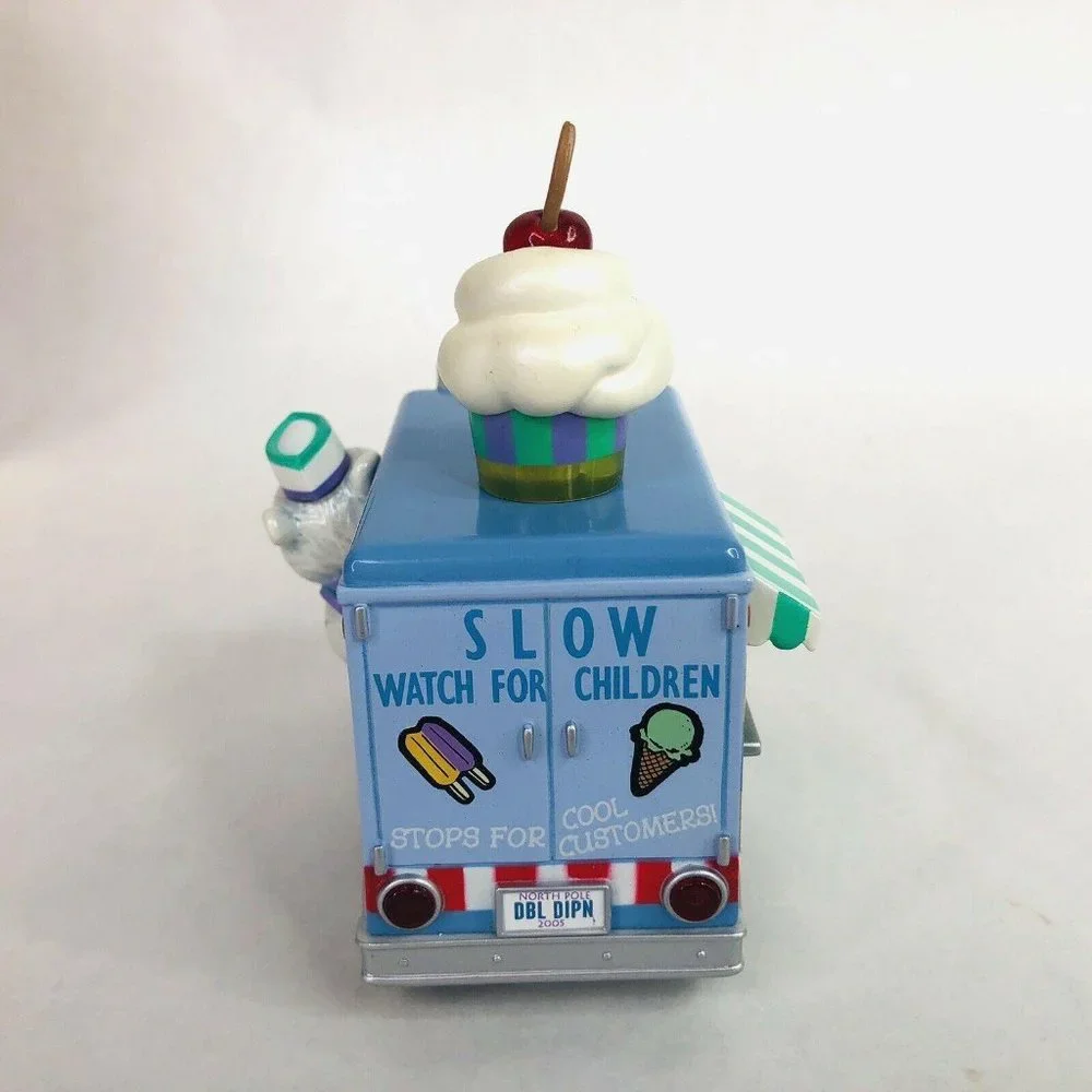 Hallmark Keepsake Ornament IC Petes‎ Frozen Treat Sound & Light Magic 2005 Video
